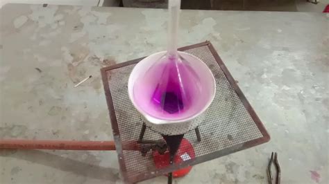 Demonstration Sublimation and Deposition of Iodine Chemistry - YouTube