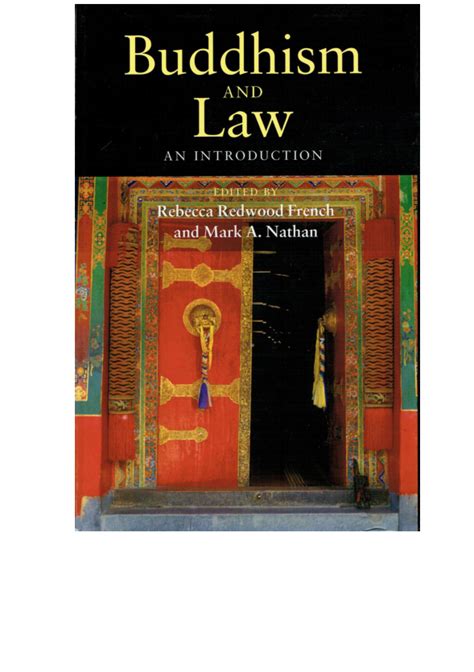 (PDF) Petra Kieffer-Pülz, "What the Vinayas can tell us about law", Rebecca R. French, Mark A ...