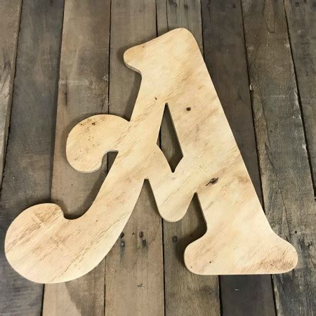 Wooden Pine Letters, Large Wall Letters, DIY Custom Craft