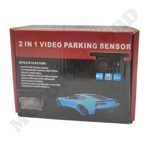 PARKING CAMERA WITH DISTANCE SENSOR AND ALARM