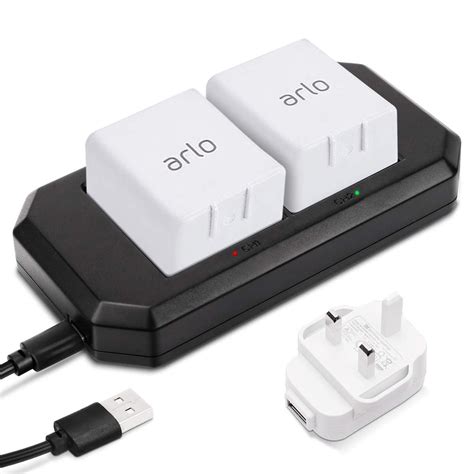 Arlo Pro Battery Charger 2 Port Charging Station with UK Plug – Keenstone.com