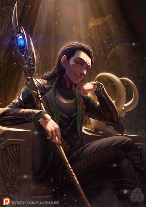 Loki by. Chyffon by kaabhouse Thor X Loki, Loki Marvel, Loki Art, Marvel Fan Art, Marvel Dc ...