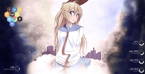 Rainmeter Or Wallpaper Engine Anime Gif - IMAGESEE