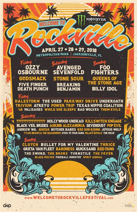 'Welcome to Rockville 2018' Lineup Announced | Soundlink Magazine