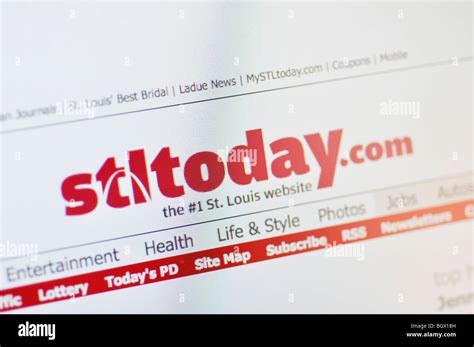 St. Louis Today newspaper website Stock Photo - Alamy