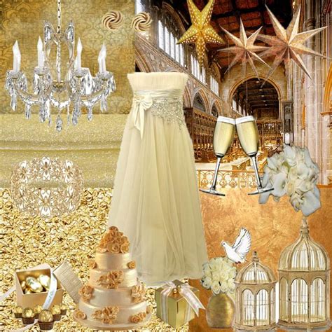 Gold wedding theme, wedding colors ideas