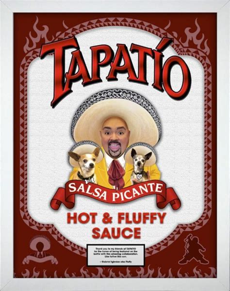 TAPATIO “HOT AND FLUFFY SAUCE” COMMEMORATIVE - Jewel Box Platinum