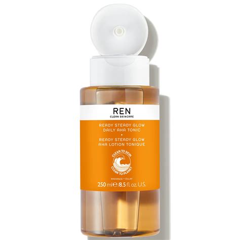 REN Clean Skincare Ready Steady Glow Daily AHA Tonic 250ml | Clean skincare, Ren clean skincare ...