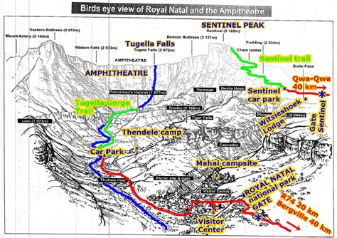 Drakensberg & Royal Natal NP, the Freestate.