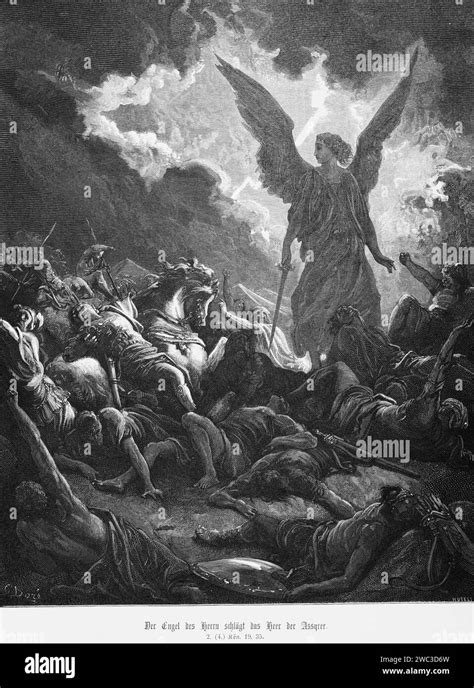 The angel of the Lord smites the army of the Assyrians, 2nd Book of ...