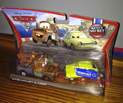 Dan the Pixar Fan: Cars 2: Acer and Mater with Spy Glasses Movie Moments 2-Pack