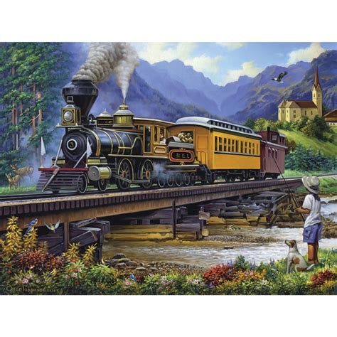 Buy Old Steam Train 1000 Piece Jigsaw Puzzle at Bits And Pieces