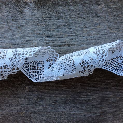 Linen Lace Trim by the Yard Optical White Natural Linen Lace - Etsy