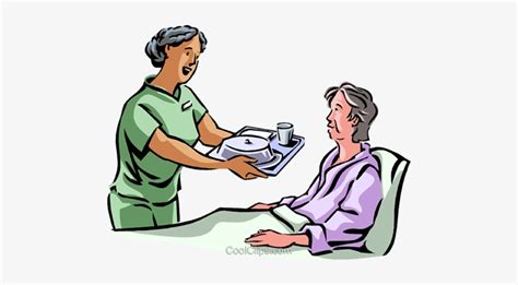 Nurses With Patients Royalty Free Vector Clip Art Illustration - Krankenschwester Mit Patient ...