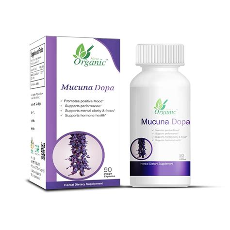 Mucuna Pruriens Pills, L-Dopa Supplements, Velvet Bean Extract Capsules