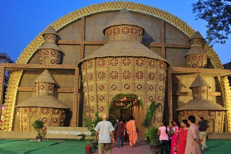 Durga Puja Pandal - 2012, Paschim Vihar, Delhi, India in 2020 | Durga ...