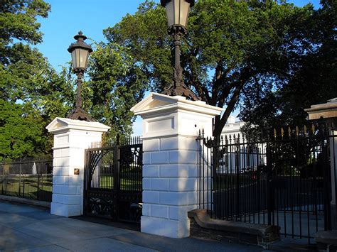 Picture Cities Washington, D.C. USA White House Front Gate