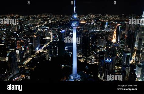 Malaysia kl tower at night Stock Videos & Footage - HD and 4K Video ...