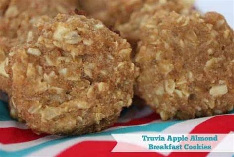 Truvia Apple Almond Breakfast Cookies