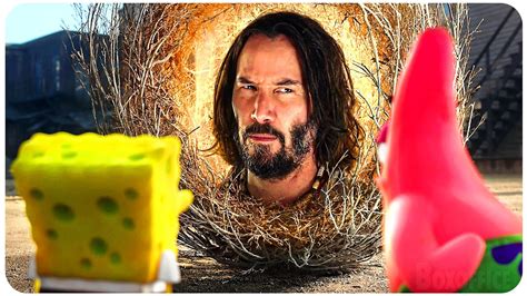 Keanu Reeves's Challenge - THE SPONGEBOB MOVIE Scene ᴴᴰ - YouTube