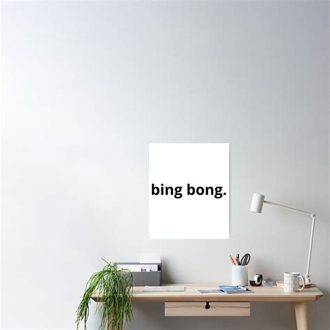 "bing bong meme, tiktok bing bong" Poster for Sale by opensans | Redbubble