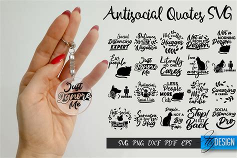 Antisocial Quotes Svg Bundle, Keychain Svg Bundle, Funny svg By Fly Design | TheHungryJPEG