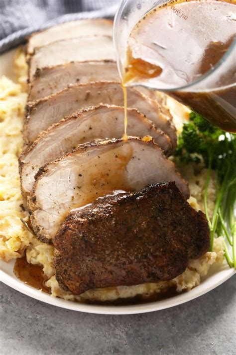 Slow Cooker Pork Loin - Fit Foodie Finds