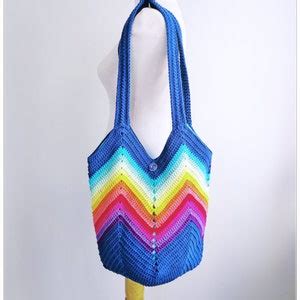 Crochet Bag Tote Bag Aesthetic Boho Bag Tote Bag for Women - Etsy
