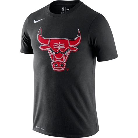 T-shirt Chicago Bulls Logo black NBA - Basket4Ballers