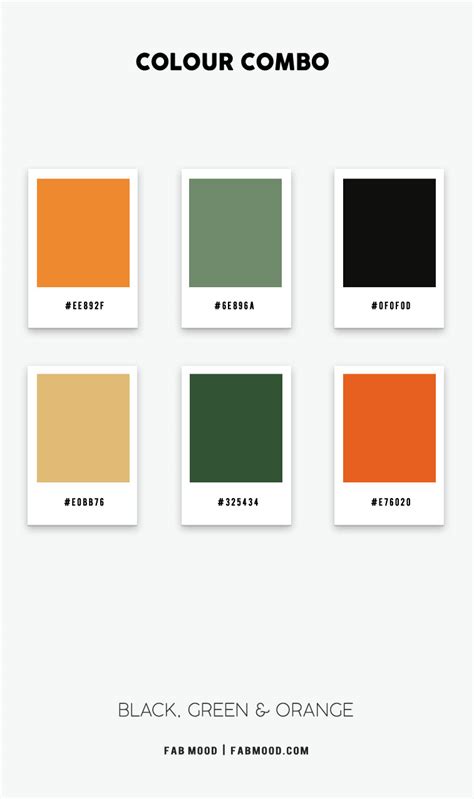 Green and Orange Papaya Color Inspiration – Burnt orange and Emerald