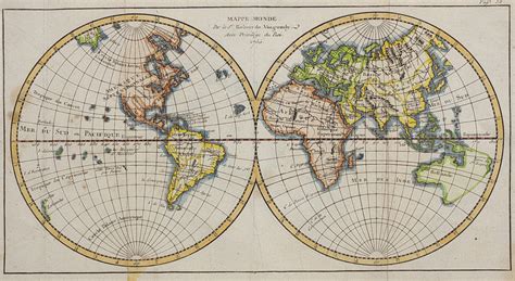 WORLD MAP 1750 || Michael Jennings Antique Maps and Prints