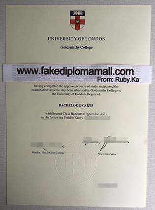 Goldsmiths College Fake Degree Certificate For Sale | Best Site to Buy Fake Diploma