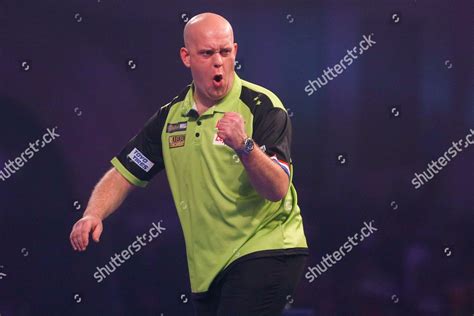 Michael Van Gerwen Wins Game Celebrates Editorial Stock Photo - Stock ...