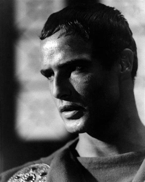 Vintage: Marlon Brando as Mark Antony in ‘Julius Caesar’ (1953) | MONOVISIONS - Black & White ...