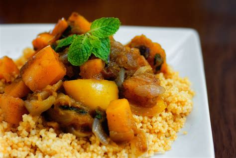 Moroccan Vegetable Tagine with Harissa Couscous