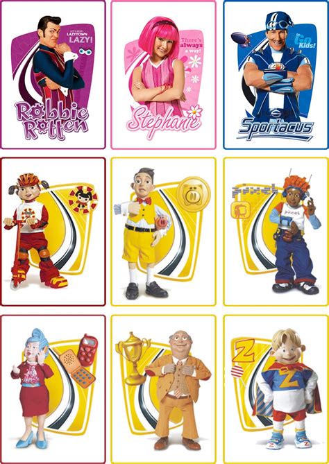 lazytown para imprimir-Colorear dibujos,letras, Actividades infantiles