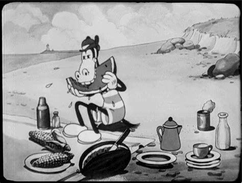 horace horsecollar the beach party gif (With images) | Vintage cartoon ...