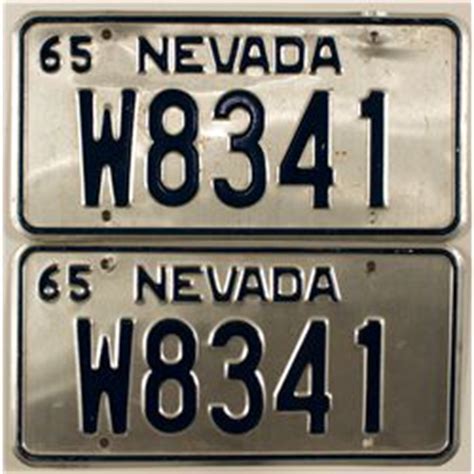 Nevada License Plates