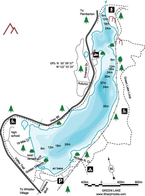 Green River Lake Campground Map