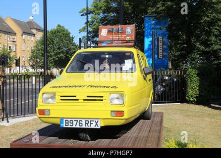 Only Fools and Horses Reliant Robin at Santa Pod Raceway Retro Show Stock Photo - Alamy