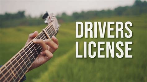 drivers license - olivia rodrigo (fingerstyle guitar cover) - YouTube