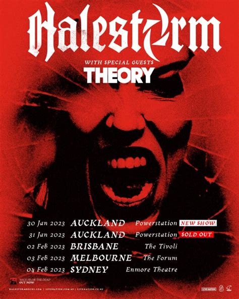 HALESTORM & special guests, THEORY announce Australian & New Zealand ...