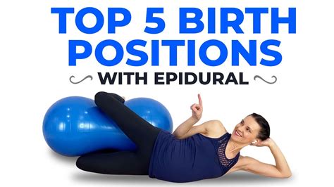 Top 5 Birth Positions With Epidural Using Peanut Ball | Resting Labor Positions - YouTube