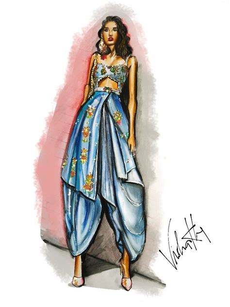 Indo western fashion illustration | Bride fashion illustration, Illustration fashion design ...