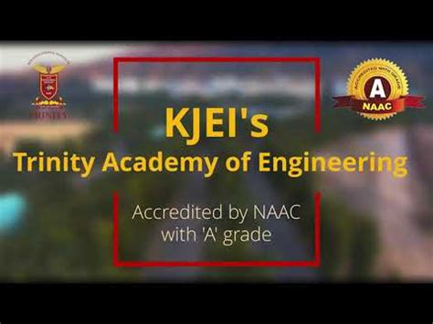 KJEI's Trinity Academy of Engineering, Pune EN6634 - YouTube