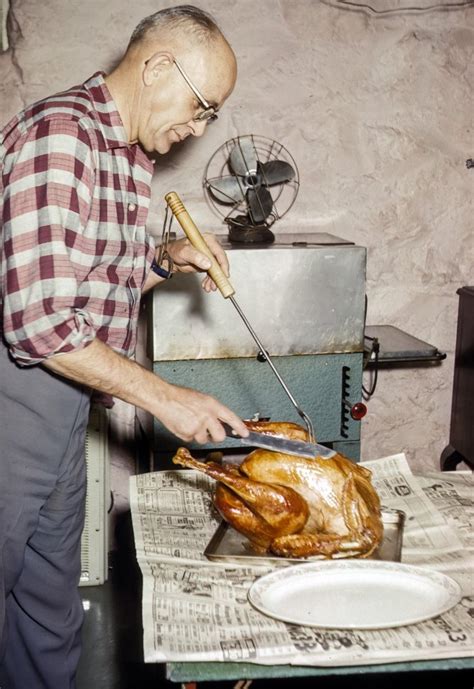 Free Vintage Stock Photo of Turkey Carving - VSP