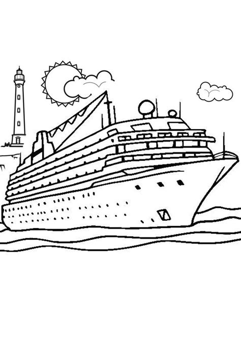 Coloring Pages | Boat Coloring Pages for Your Kids