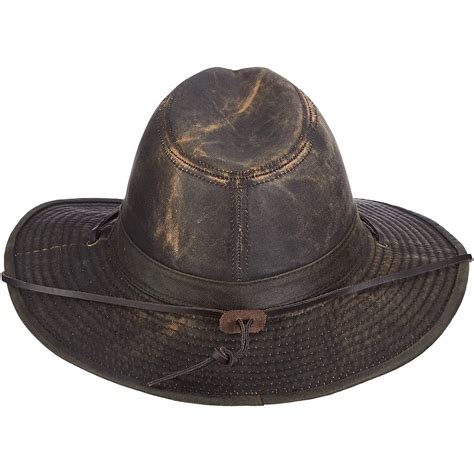 Dorfman Pacific Men's Weathered Cotton Safari Hat | Academy