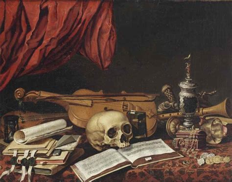 Dutch School, 17th Century | A vanitas still life with a skull, a ...