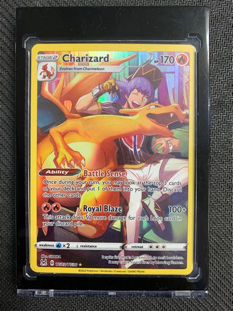 POKEMON SW&SH LOST ORIGIN - CHARIZARD FULL ART TRAINER GALLERY TG03/TG – Mint Sports Cards ...